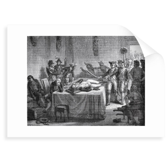 Astoria Grand Robespierre Waiting For Execution Having Shot Himself In